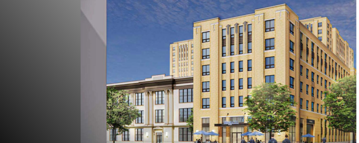 Navy housing rendering